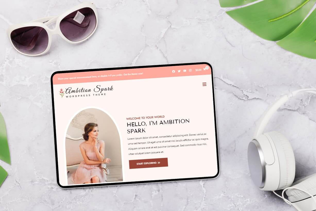 Ambition Spark WordPress Theme preview 8