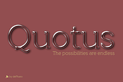 Quotus Slab Bracketed -8 fonts-, a Slab Serif Font by deFharo (Thumbnail 3 of 9)
