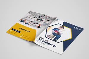 Kid School Admission Bifold Brochure