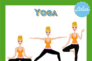 Yoga Teacher Portrait Creator, a Person Illustration by Lauren Lesley Studio (Thumbnail 21 of 43)
