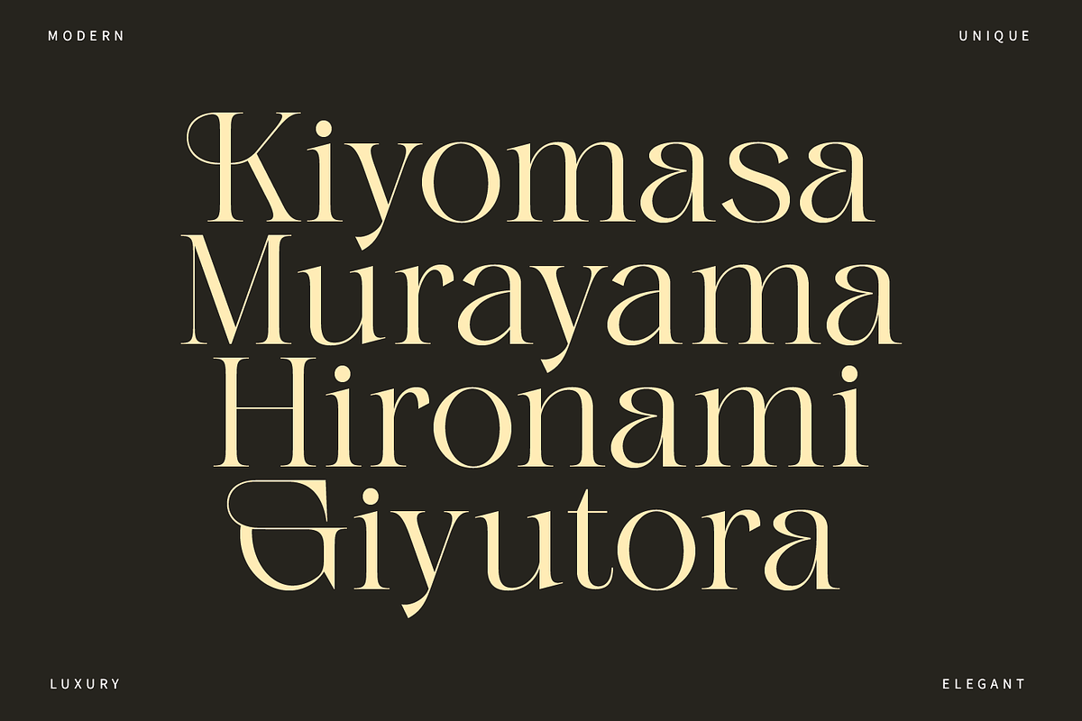 Gladier - A Modern Serif Font, a Serif Font by Comactype Foundry (Photo 11 of 22)