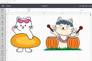 Kawaii Summer cats Beach party SVG, an Animal Illustration by ARTify Illustrations (Thumbnail 11 of 11)