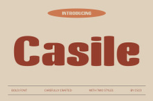 Casile – Bold Font