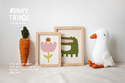 Bunny Things 45 Frame & Card Mockups, a Product Mockup by Muse Mockups (Thumbnail 12 of 16)