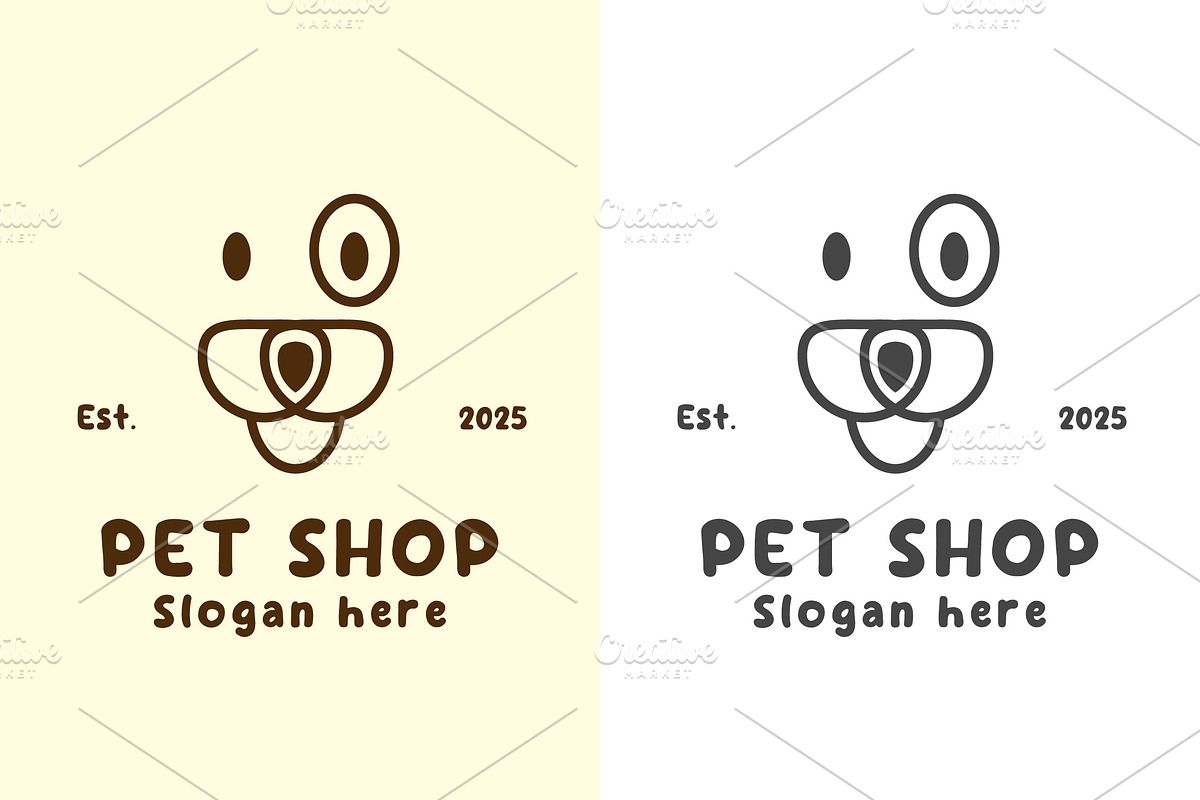 Pet Shop Logo Design Icon, a Branding & Logo Template by Morvana Crew