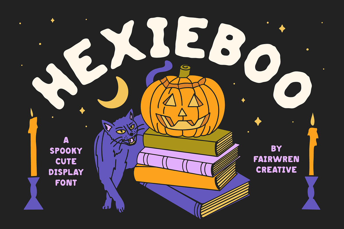 Hexieboo Font, a Sans Serif Font by Fairwren Creative (Photo 1 of 6)