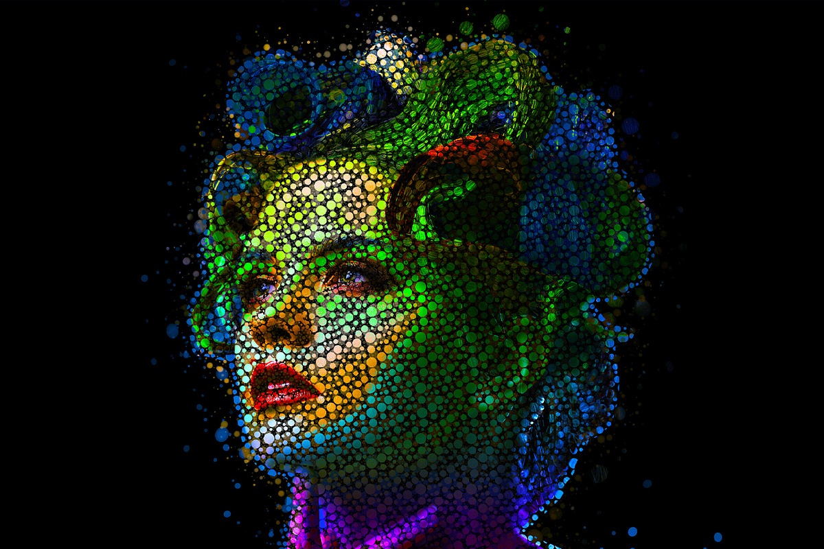 Circles 3D Photoshop Action, an Action Add-On by MRI STUDIO (Photo 6 of 19)