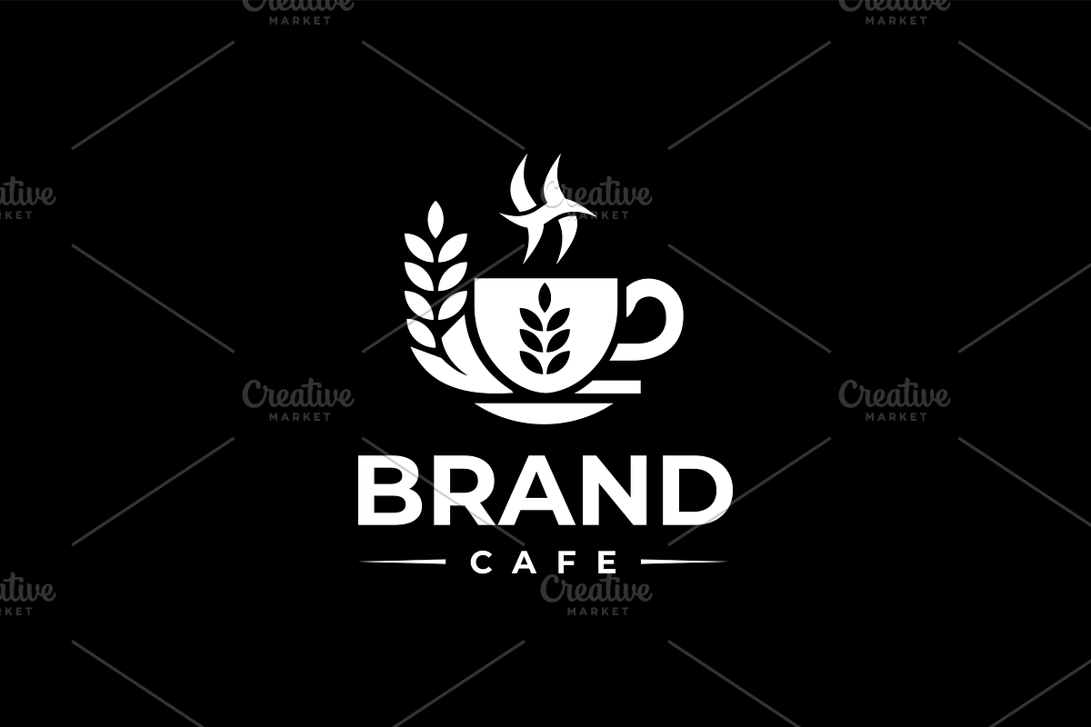 Abstract Coffee Shop Logo Template, a Branding & Logo Template by Advateik ™ (Photo 3 of 3)