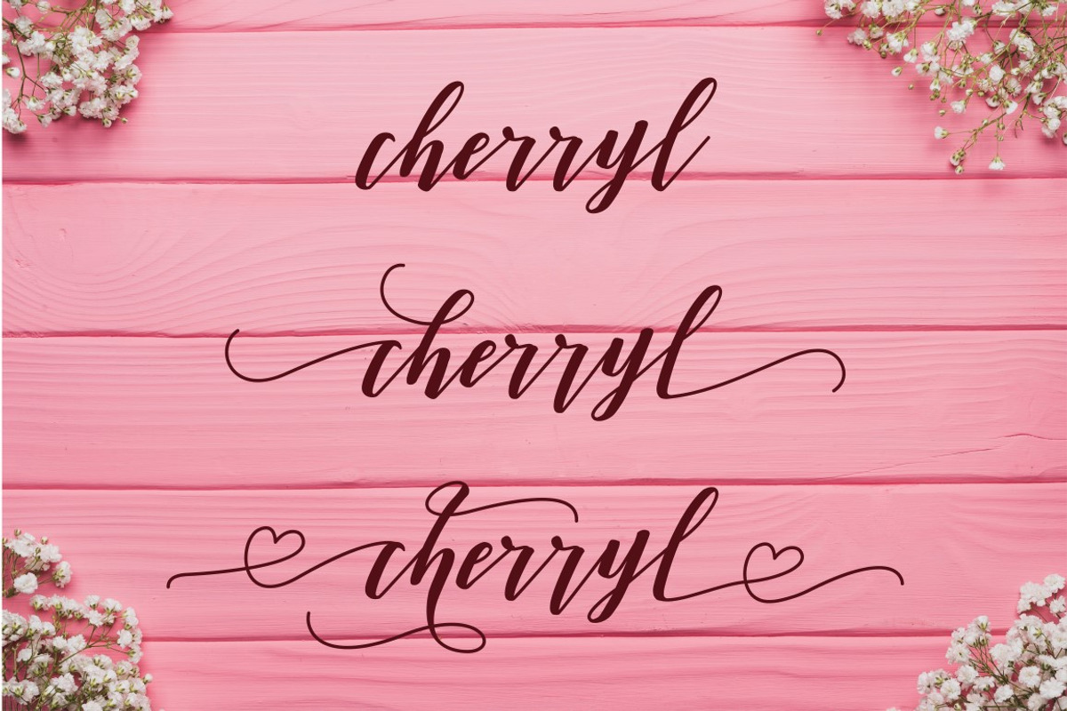 Daniesha - Romantic Font Script preview 6