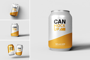 High Quality Drink Can Mockup, a Cups & Container Mockup by LOGTURNAL