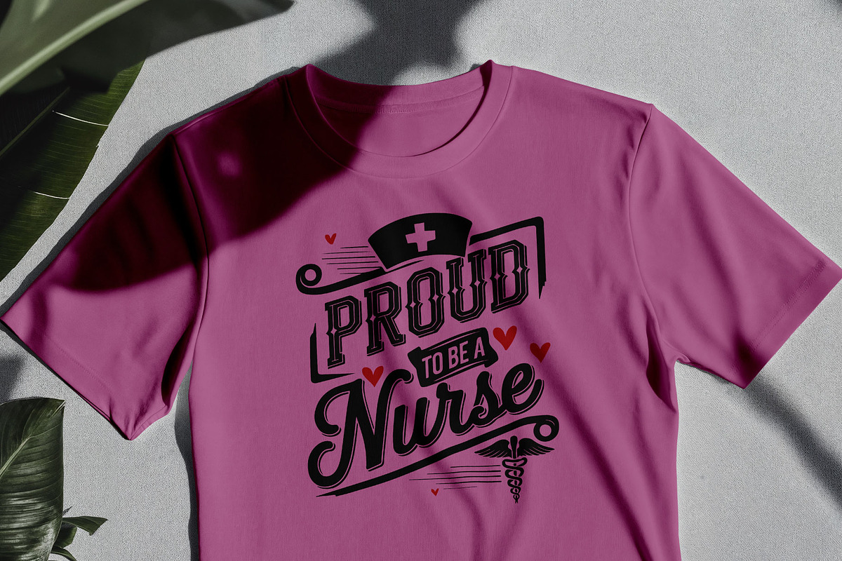 Proud to Be a Nurse Shirt Design, a Graphic by Vector Portal (Photo 5 of 5)