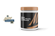 Glossy Plastic Jar Mockup, a Packaging Mockup by Reformer Mockup (Thumbnail 3 of 6)