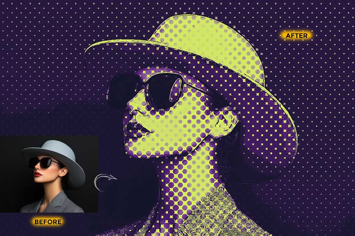 HALFTONE X Experimental Halftone, an Action Add-On by Studio Retouch (Photo 57 of 63)