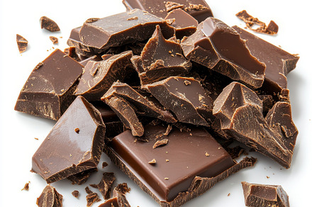 Dark Chocolate Pieces Broken Chocola, a Background Photo by Pixeness