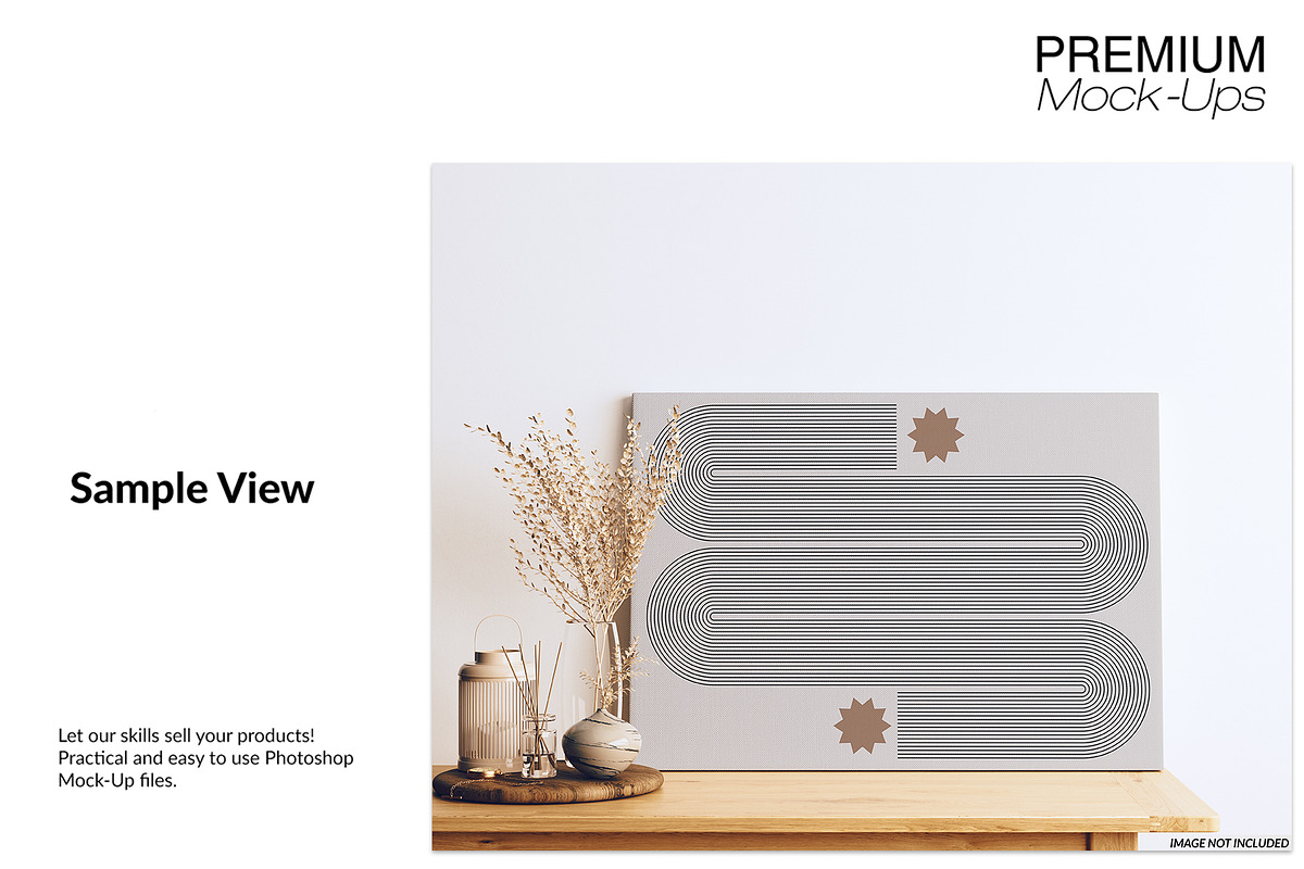 Frame and Canvas Mockup Many Sizes, a Product Mockup by mock-ups