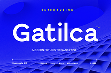 Gatilca - Modern Futuristic Sans
