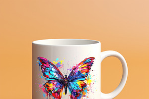 Butterfly For Sublimation Printing.