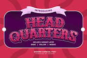 Headquarters - Slab Carnival Font, a Slab Serif Font by Brightone (Thumbnail 1 of 10)