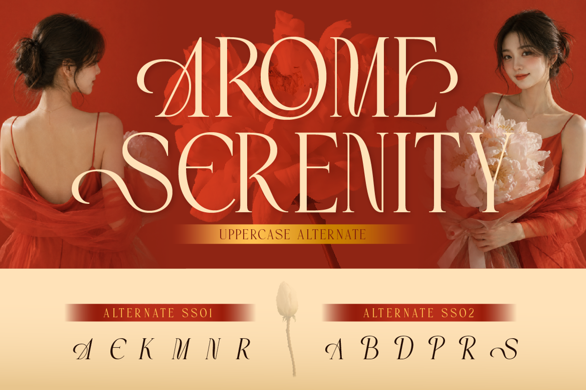 Arome, a Serif Font by Burntilldead (Photo 7 of 12)