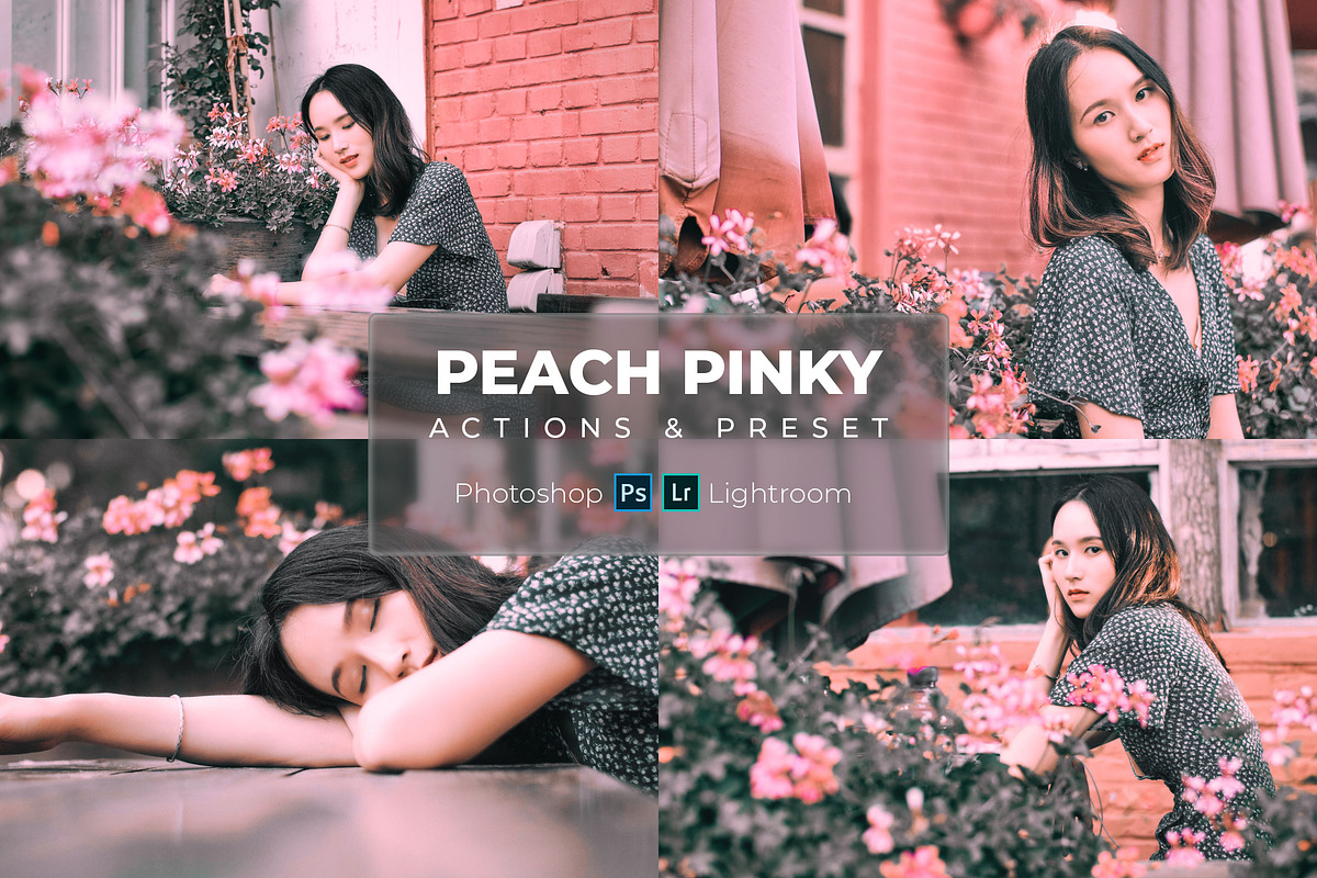 Lr Presets & Ps Actions -Peach Pinky, an Action Add-On by Modaldesain (Photo 1 of 4)