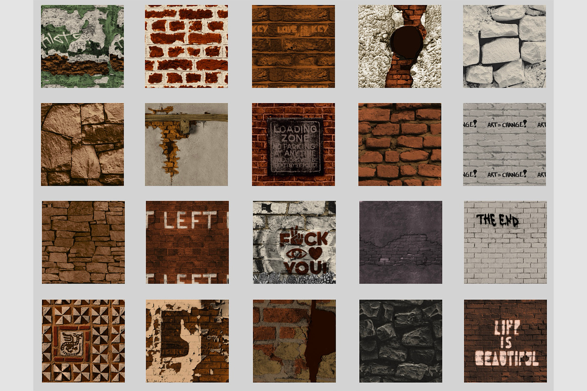 100 Brick Procreate Brushes, a Brush Add-On by TheWhiteCatLab (Photo 6 of 10)