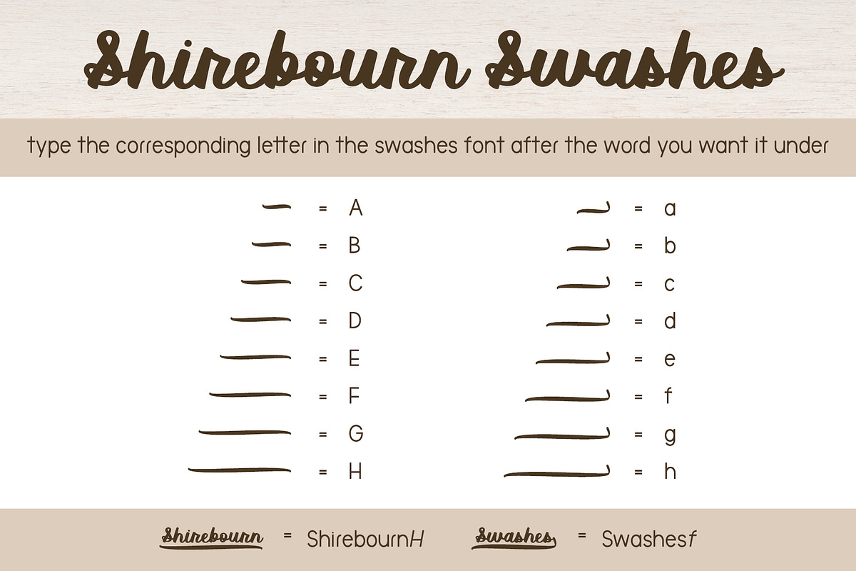 Shirebourn, a Script Font by Brittney Murphy Design (Photo 2 of 3)