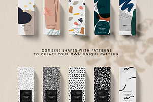 Abstract Seamless Patterns Shapes