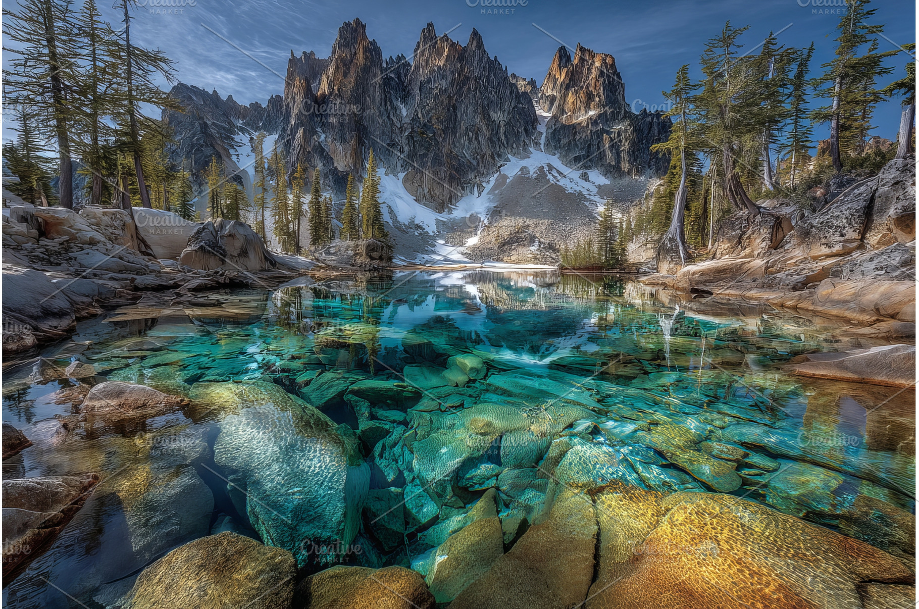 In the summer, a wide-angle view of, a Nature Photo by ZinetroN