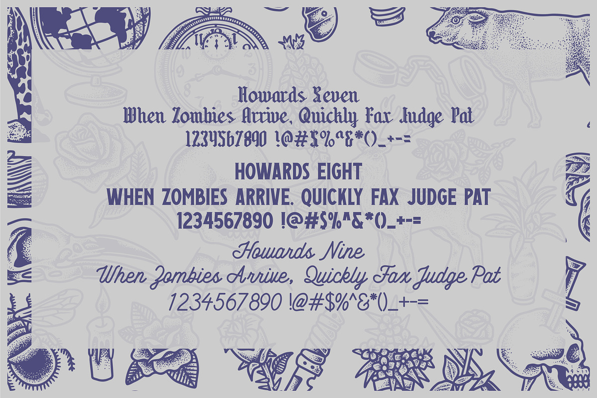 Howards Font Family + Extras, a Font by DittonSupplyCo (Photo 9 of 10)
