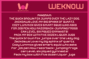 Reload Game font, a Sans Serif Font by weknow (Thumbnail 6 of 8)