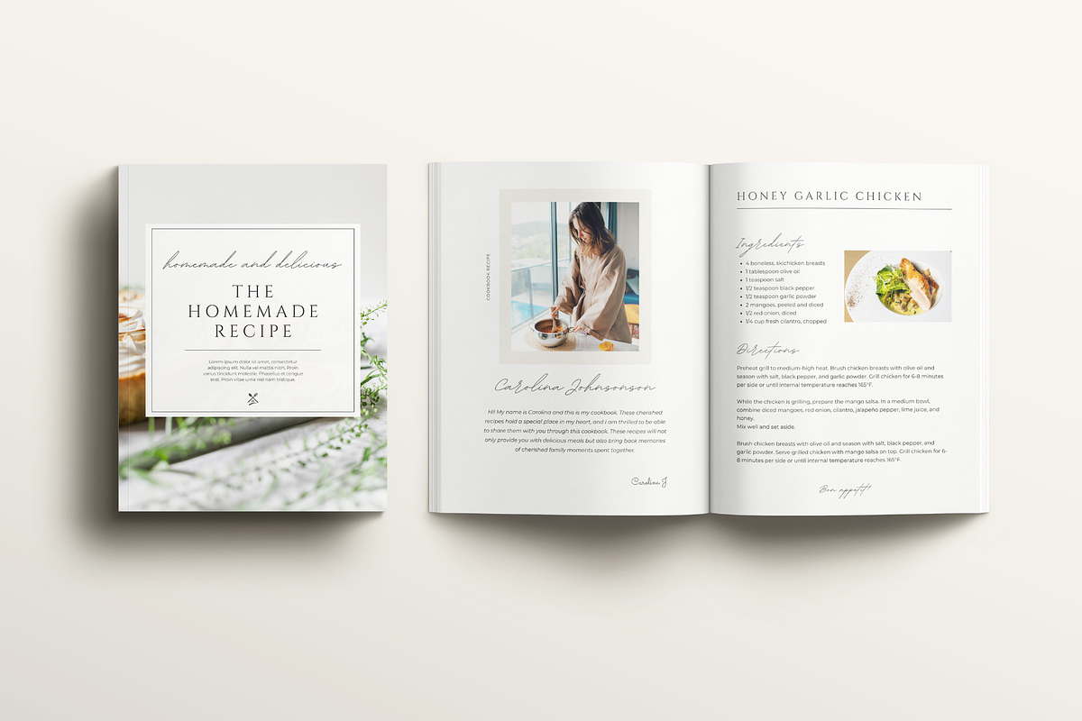 Cookbook Template CANVA, a Magazine Template by OrganizationOasisRo (Photo 9 of 10)