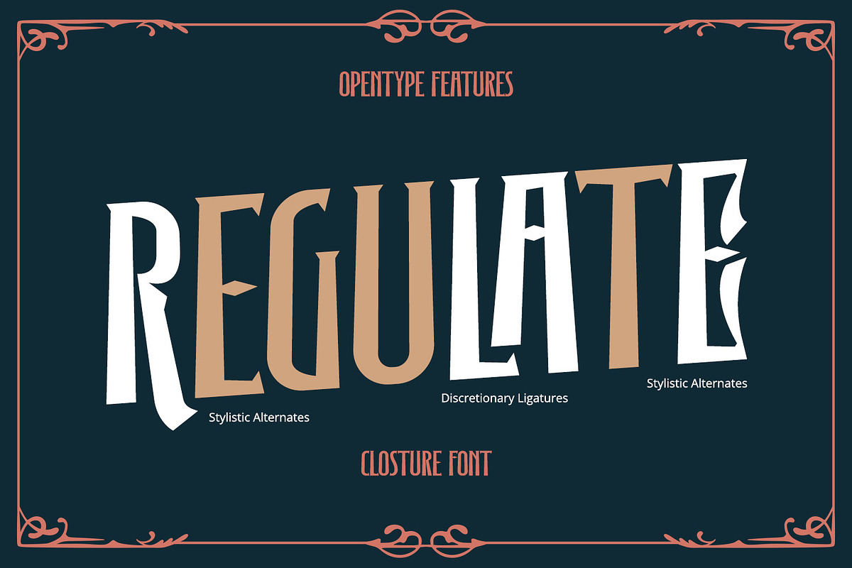 Closture, a Symbol Font by Vintage Division (Photo 11 of 15)