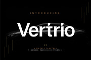 Vertrio, a Font by geengraphy (Thumbnail 1 of 3)