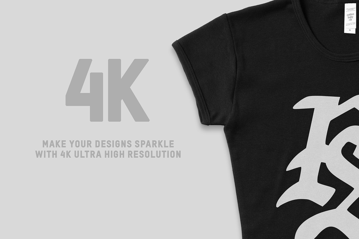 Los Angeles Apparel 43035 Crop Top, a Shirt Mockup by Pixel Sauce™ (Photo 3 of 7)