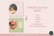 Pink Skincare Instagram Creator Kit, a Social Media Template by Clairee Design Studio (Thumbnail 4 of 7)