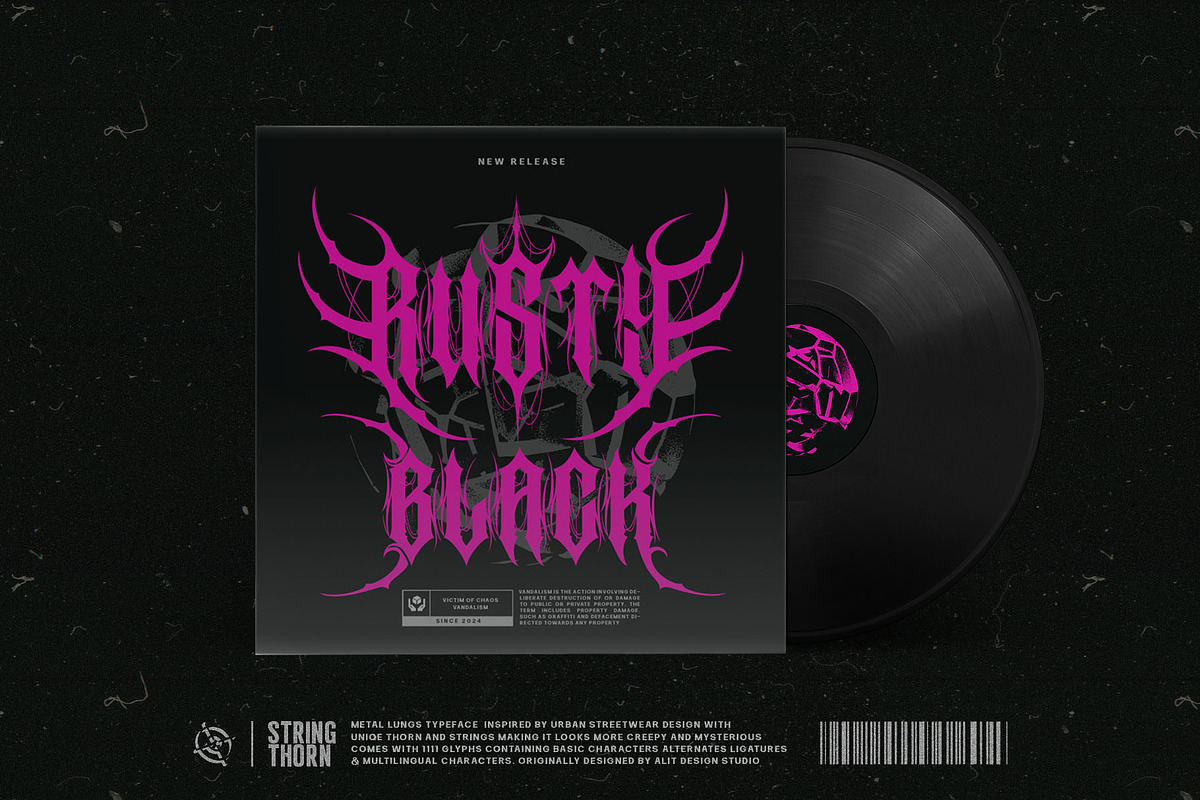 Metal Lung Typeface, a Blackletter Font by alit design (Photo 16 of 20)