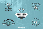 10 Outdoor Adventure Insignias, an Object Graphic by Wes Franklin (Thumbnail 2 of 5)