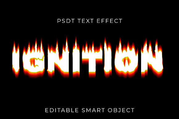 Burning Flame Text Effect preview 2
