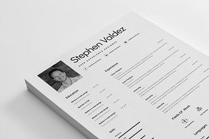 Resume Template For Designer