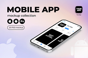 Mobile App mockup collection