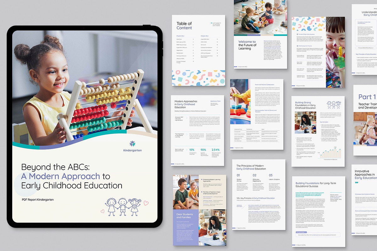 Kindergarten Digital Brochure, a Brochure Template by BrandPacks (Photo 6 of 6)