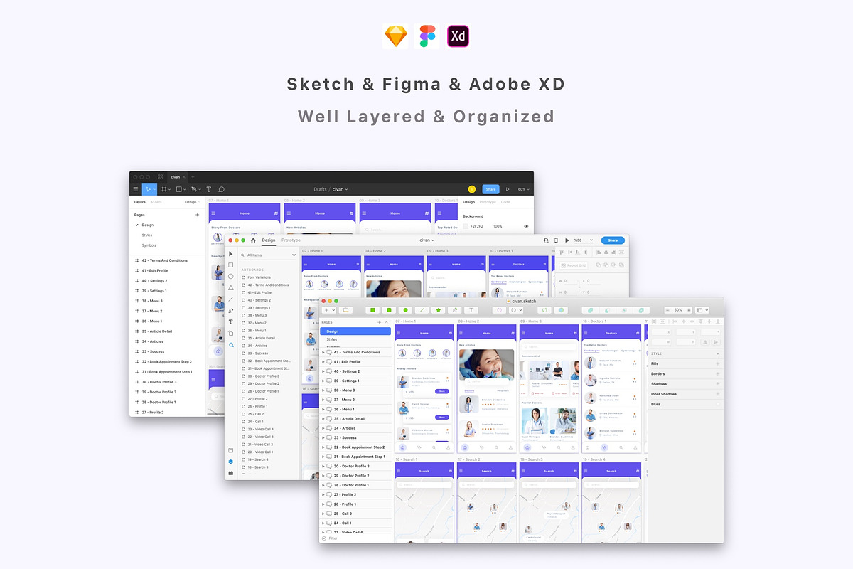 Civan - Find Doctor App UI Kit, an App Template by Betush (Photo 5 of 6)