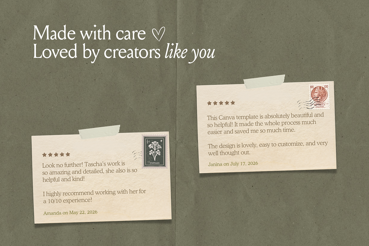 Brown Social Templates for Creators, a Social Media Template by CanvaTemplateClubCo (Photo 15 of 16)
