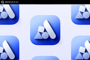 3D App Icon Logo Mockups - 12 Scenes, a Product Mockup by Asylab (Thumbnail 16 of 22)