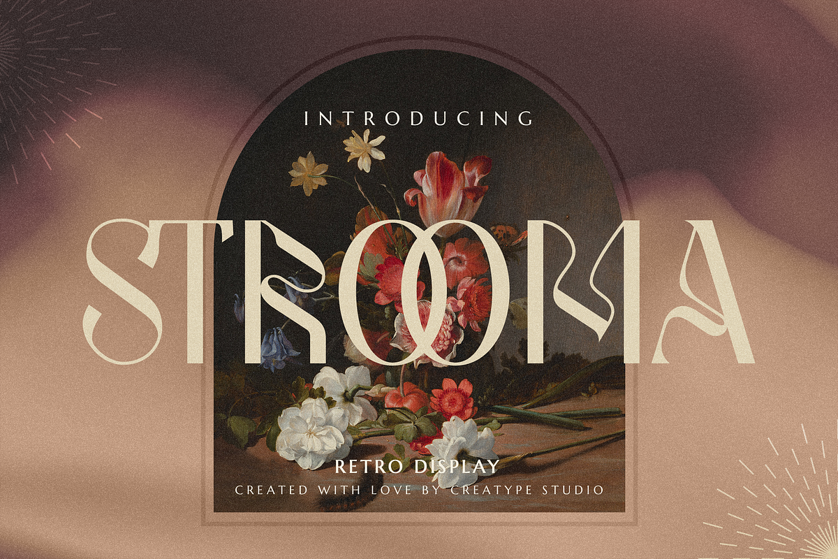 Strooma Retro Display, a Font by Creatype Studio (Photo 1 of 11)