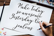 Alfa, a Script Font by studiobasic (Thumbnail 5 of 7)