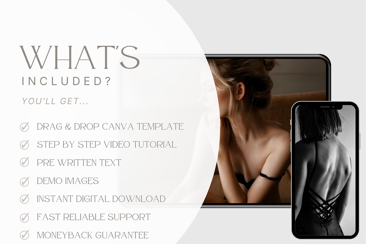 TEAL Boudoir Photography Guide, a Magazine Template by Signature Edits (Photo 5 of 12)