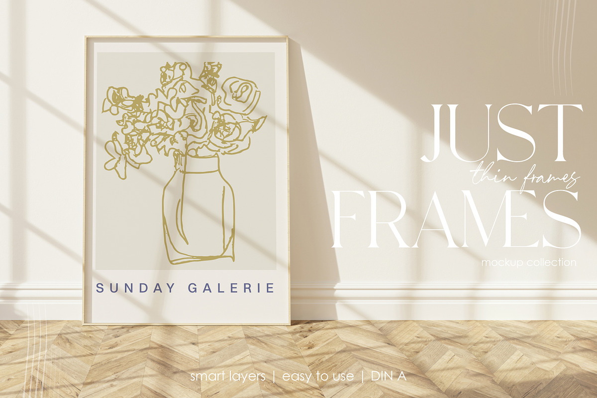 JUST FRAMES | Frame mockup set, a Household Mockup by yuliyuri.studio (Photo 1 of 10)