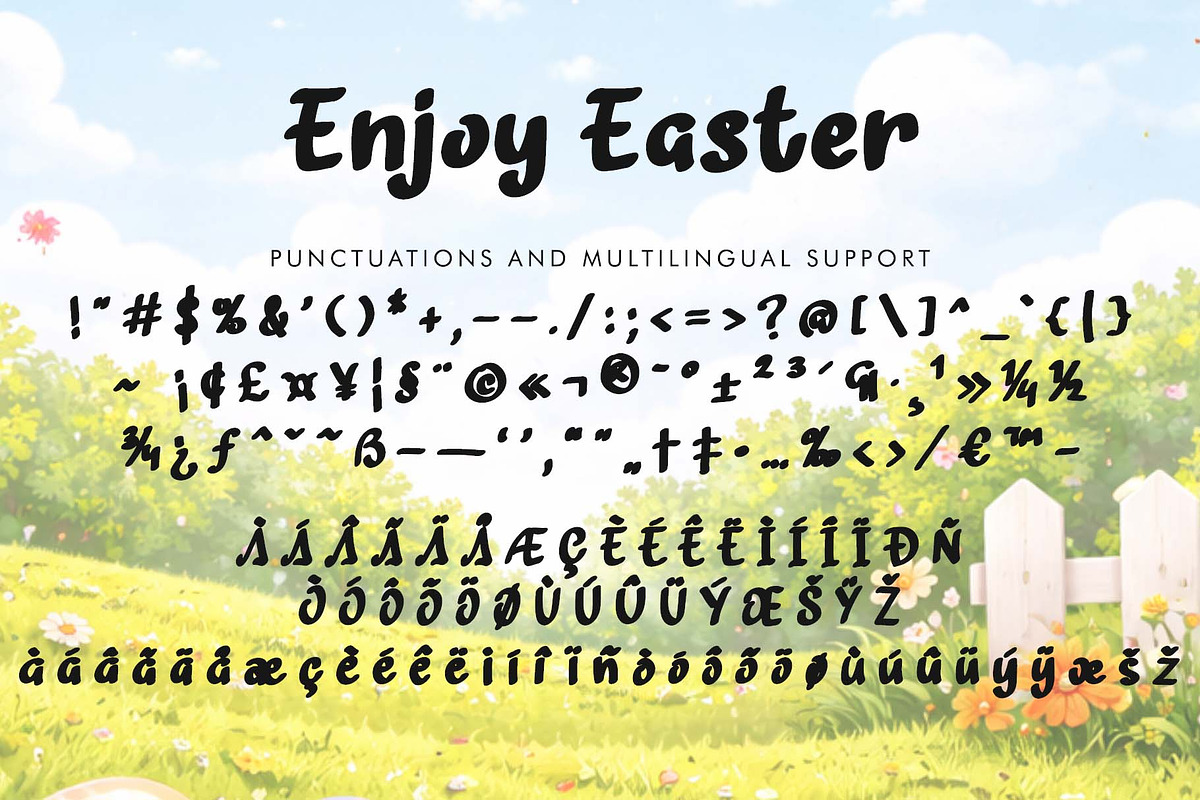 Enjoy Easter, a Handwritten Font by Yoga Letter (Photo 5 of 6)