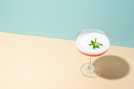 Concept of delicious alcohol drink, Cosmopolitan cocktail, a Food & Drink Photo by AtlasStudio PRO